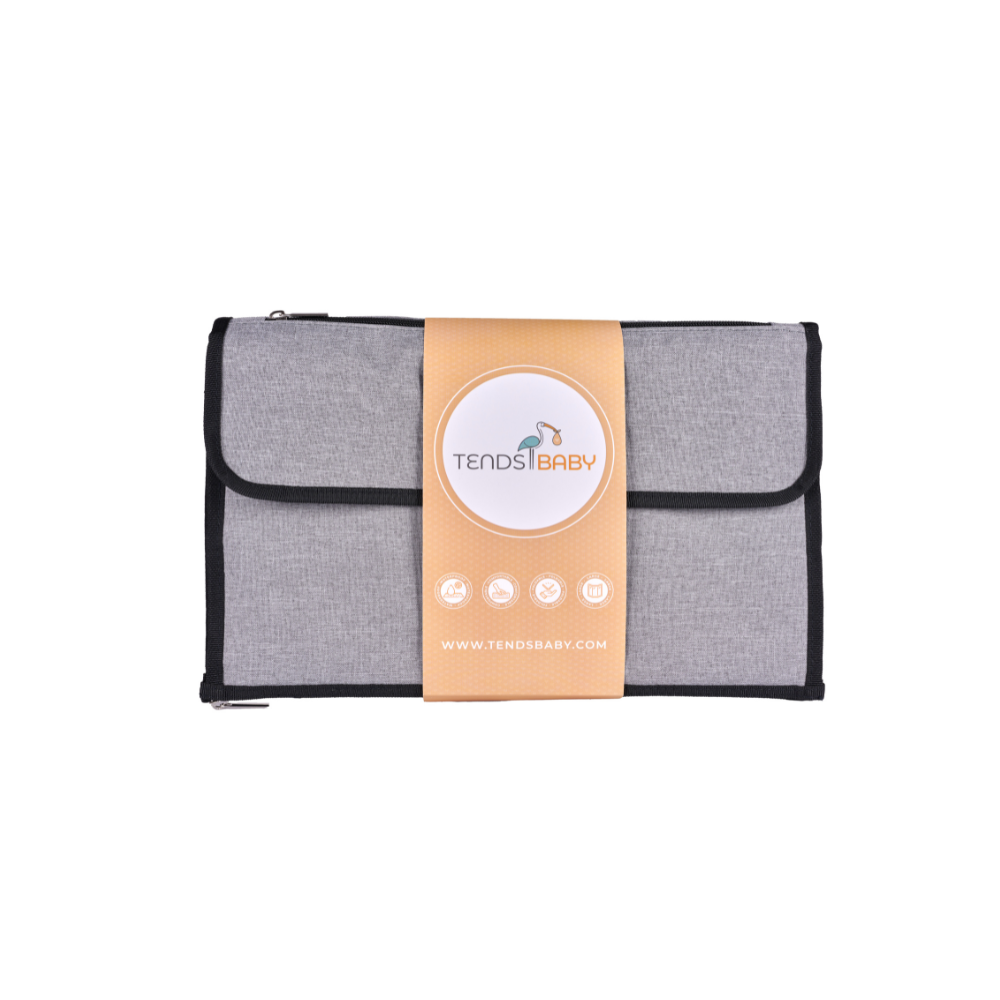 CAMBIADOR BEBE PORTATIL GRIS