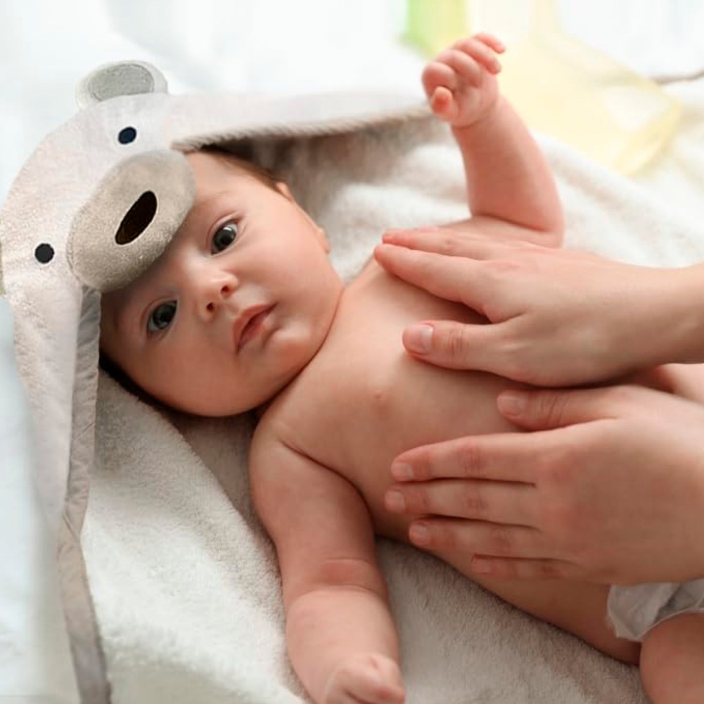 Toalla para Bebé de Algodón Oso