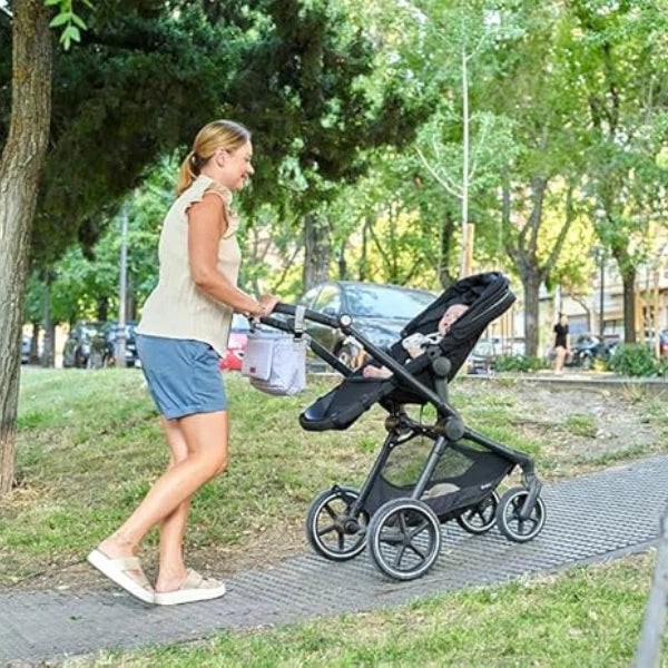 Bolso para Carro de Bebé Gris Impermeable