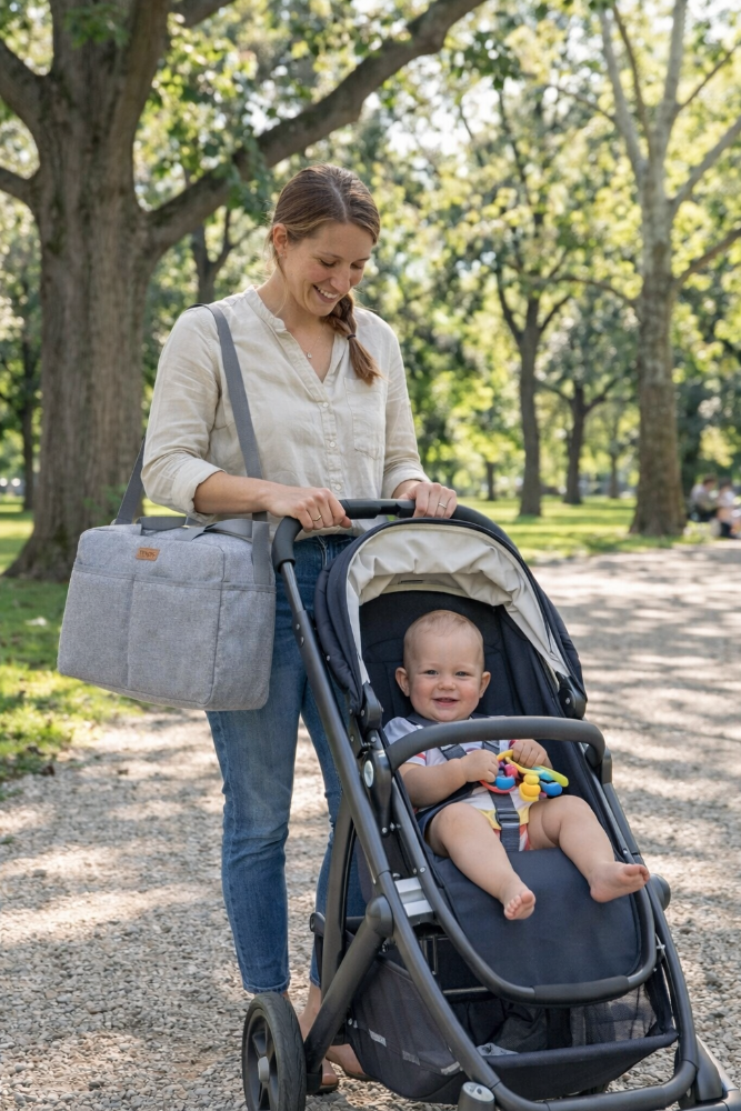 Bolsa carrito crossbody Gris