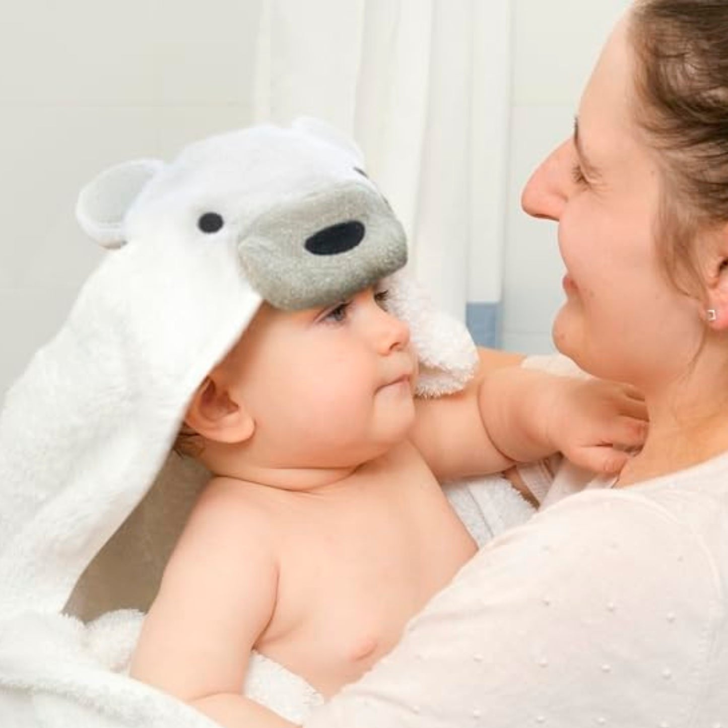 Toalla para Bebé de Algodón Oso