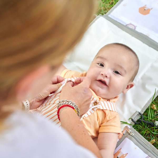 Cambiador Portátil para Bebé Arcoiris