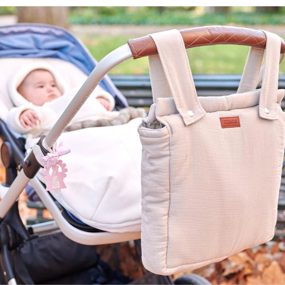 Bolso Panera para Carro de Bebé Beige