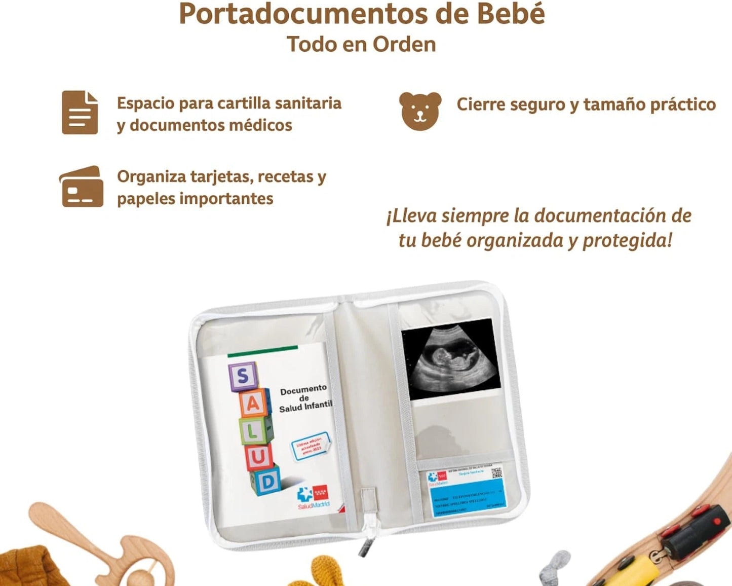 Portadocumentos para Bebé Ositos