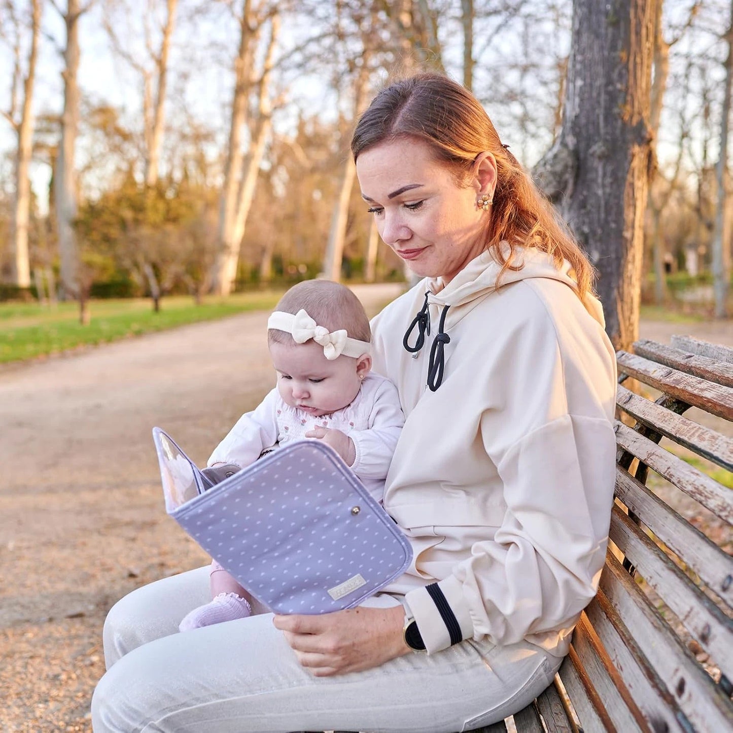 Portadocumentos para Bebé Gris