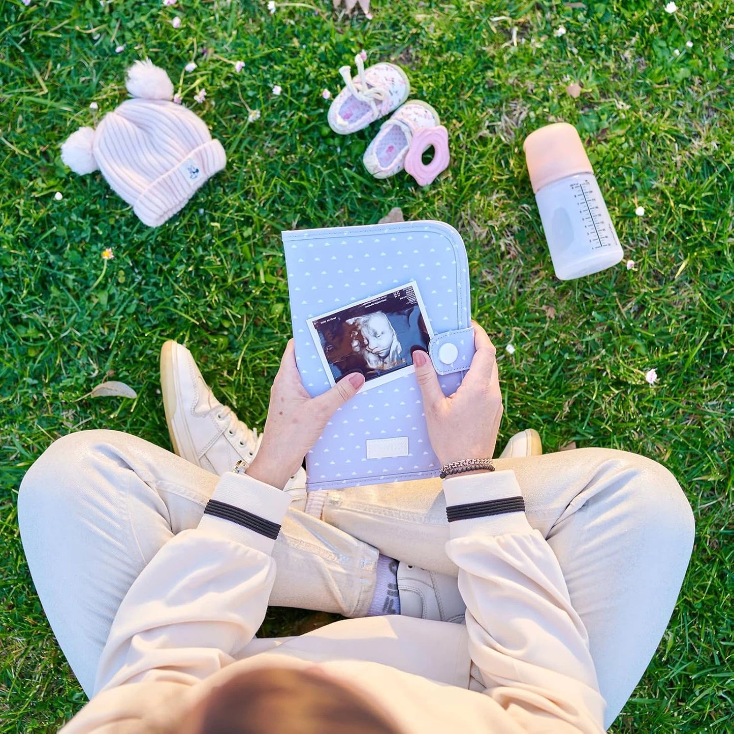 Portadocumentos para Bebé Gris
