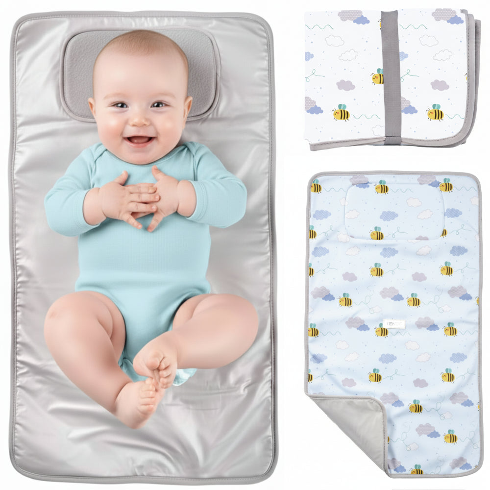 cambiador para bebe plastificado plegable reducido