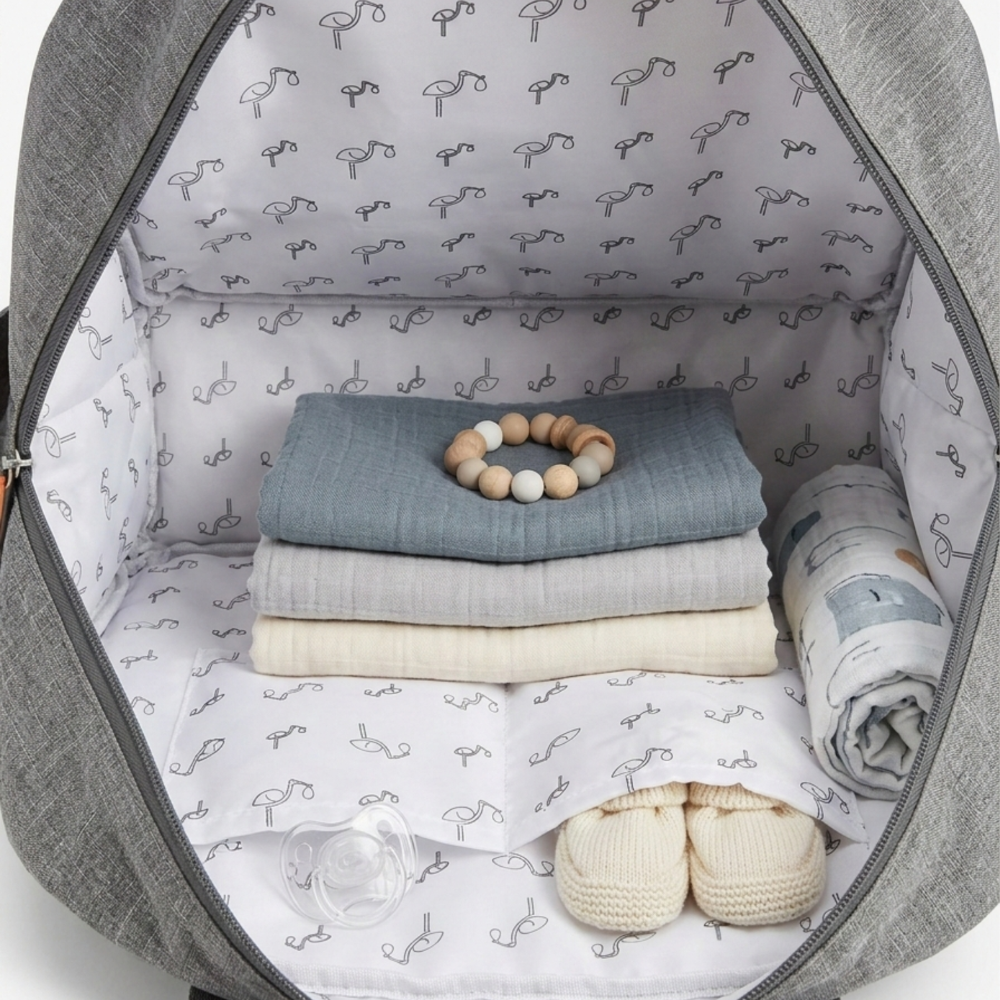 Bolsa carrito crossbody Gris
