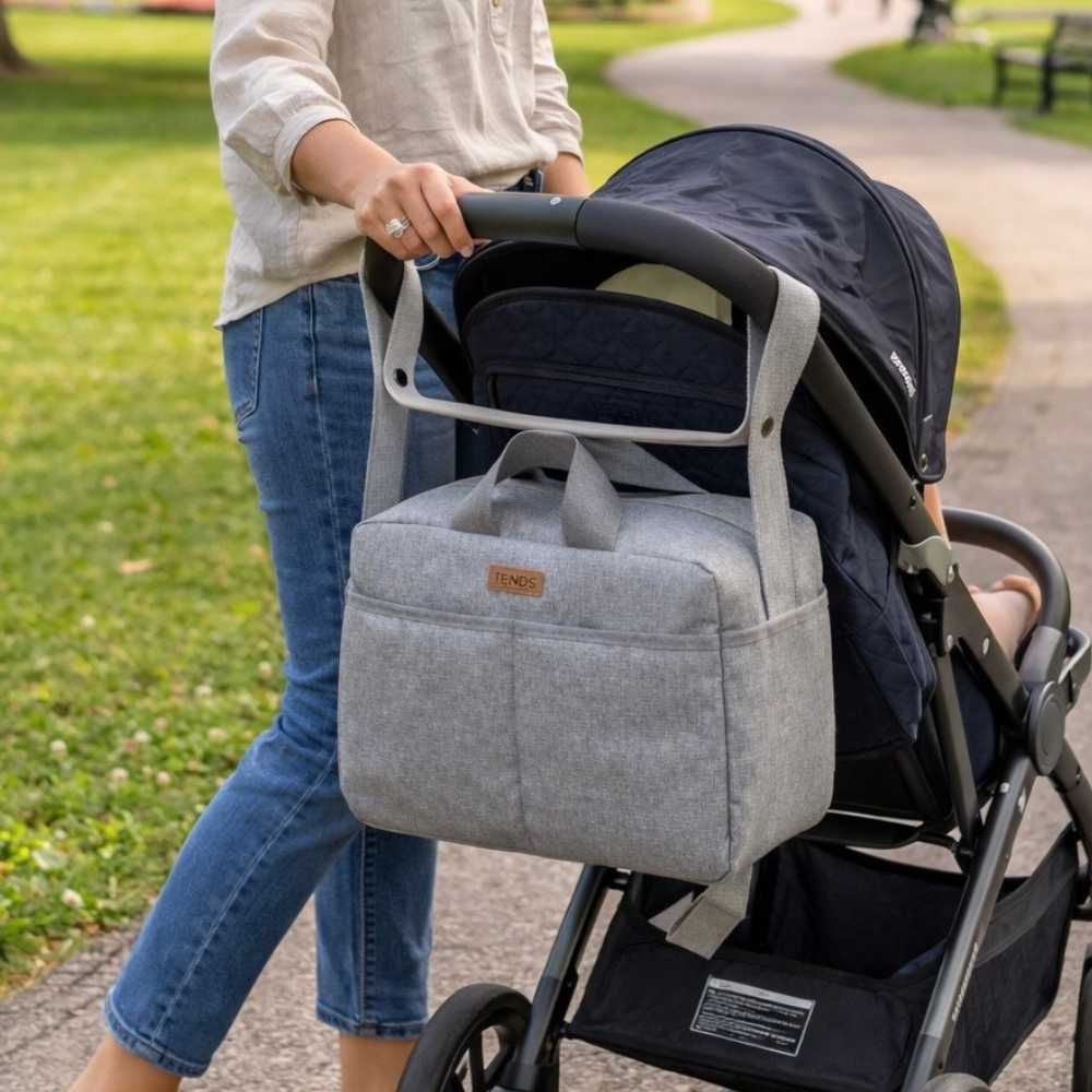 Bolsa carrito crossbody Gris