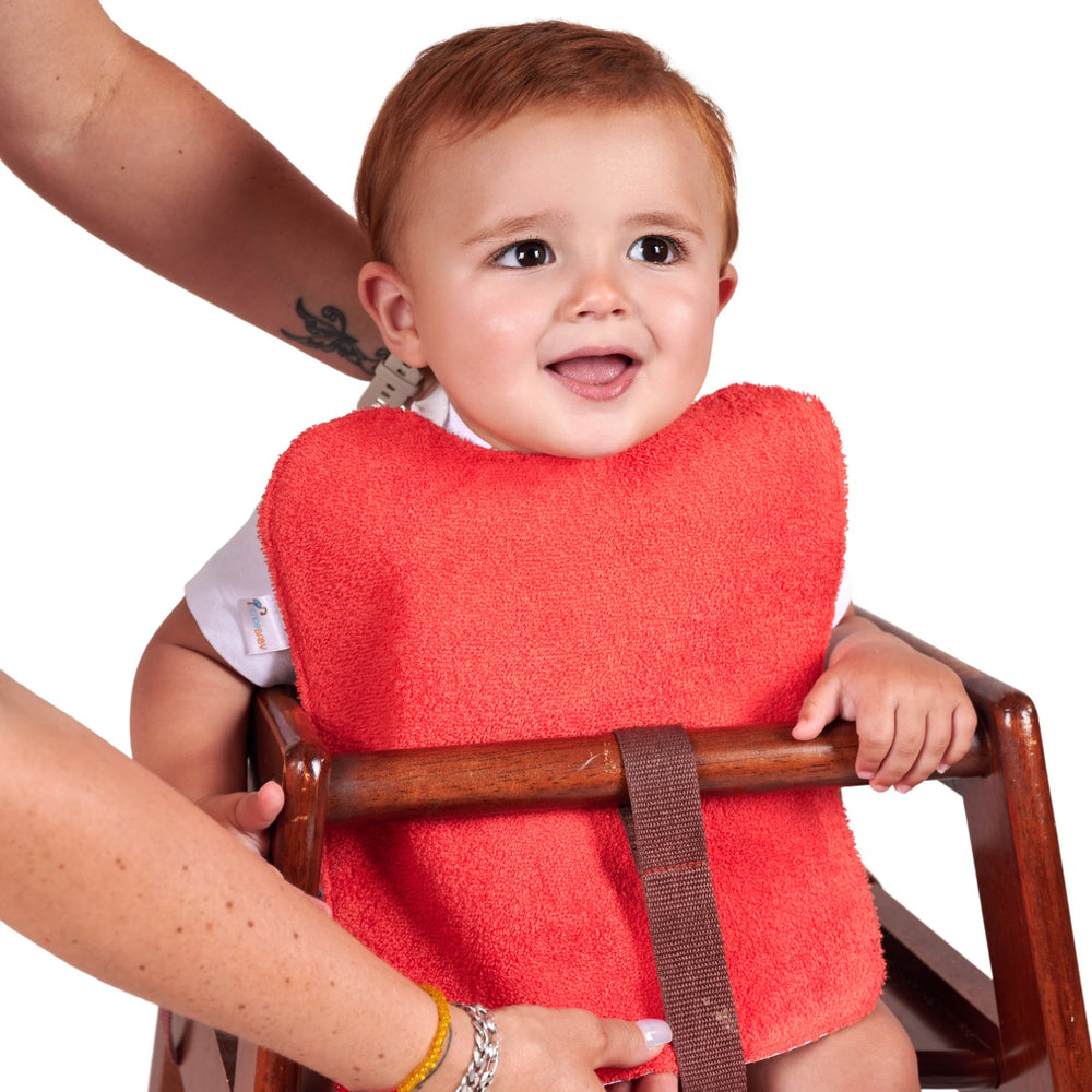 PACK 5 BABEROS RIZO DE ALGODÓN