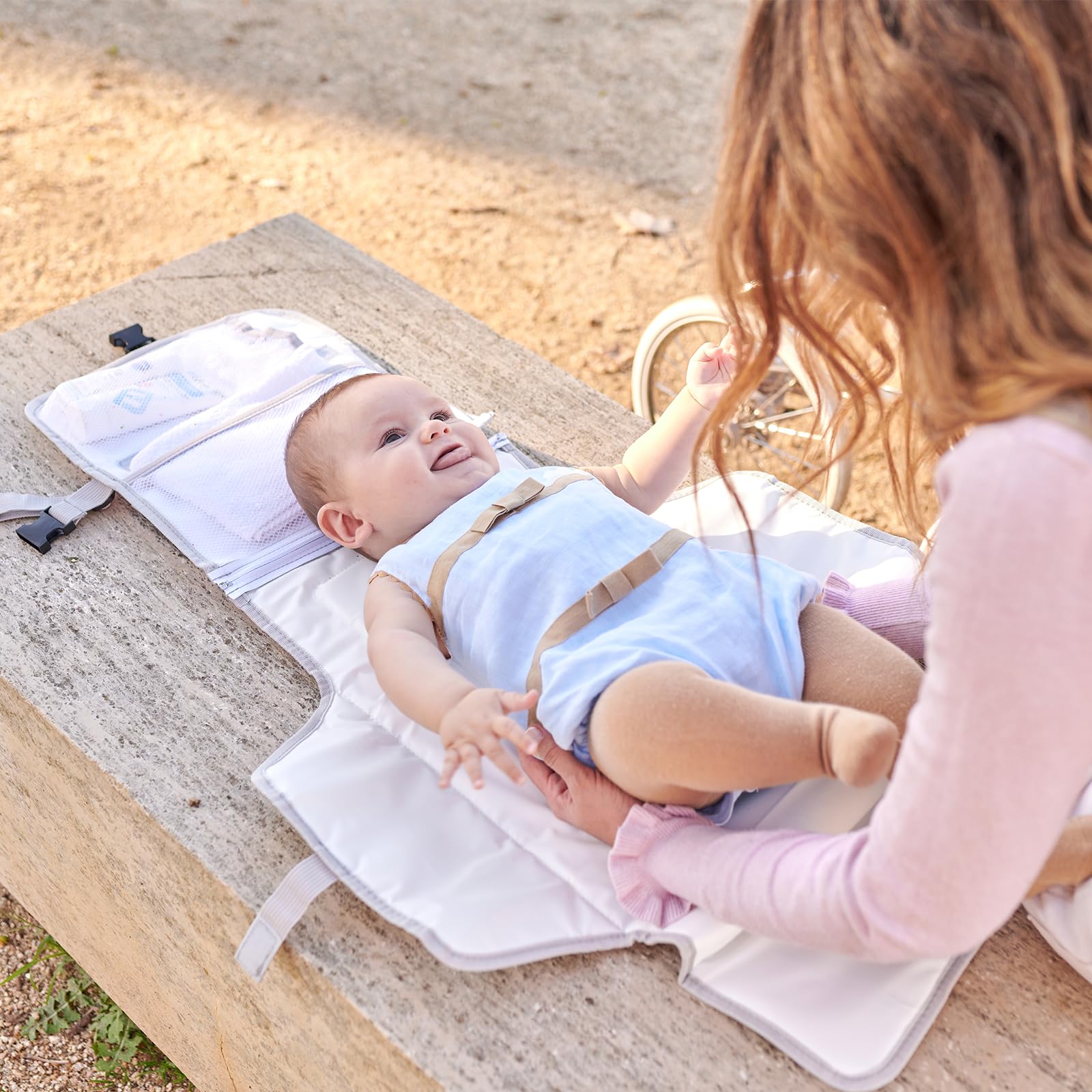 cambiador de viaje para bebé animales