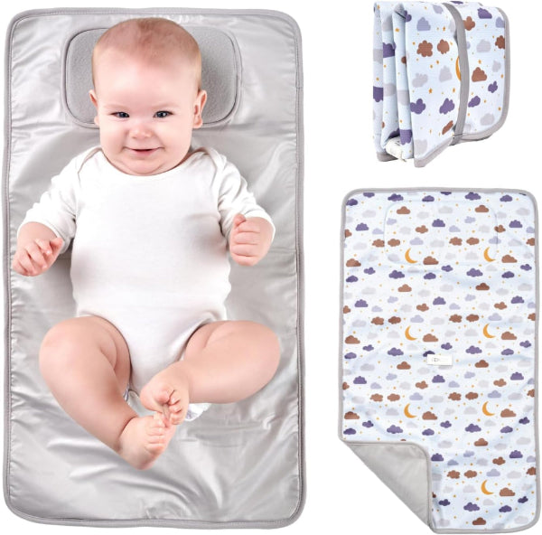 Cambiador para Bebé Plegable Reducido Nubes