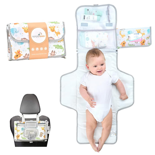 cambiador portatil para bebe animales