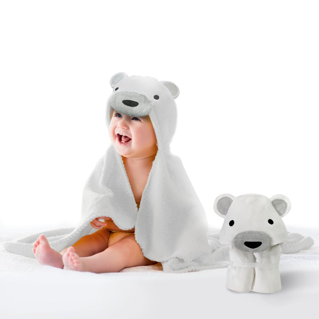 Toalla para Bebé de Algodón Oso