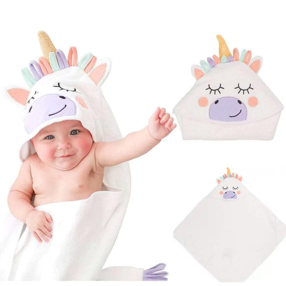 Toalla para Bebé Recién Nacido Unicornio